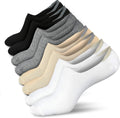 Wernies No Show Socks Women Low Socks Non Slip Flat Boat Line 4/8 Pairs