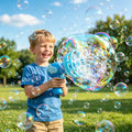 Bubble in Bubble Magic Bubble Gun - Bubble Machine Blower Toy for Kids Toddlers, Giant Bubbles Party Favors