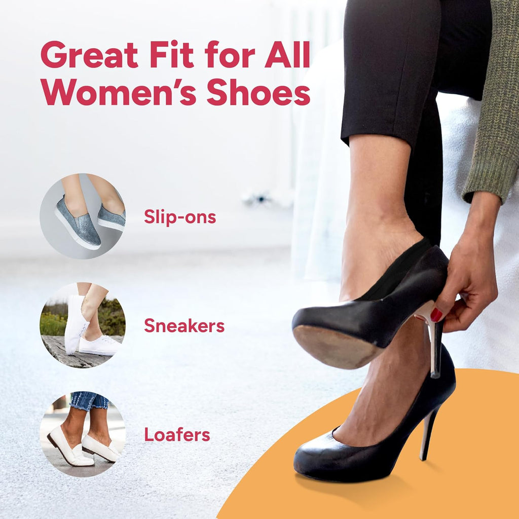Eedor No Show Socks Womens Invisible Liner, Non Slip & Low Cut, Casual & Formal Wear, Soft & Stretchable